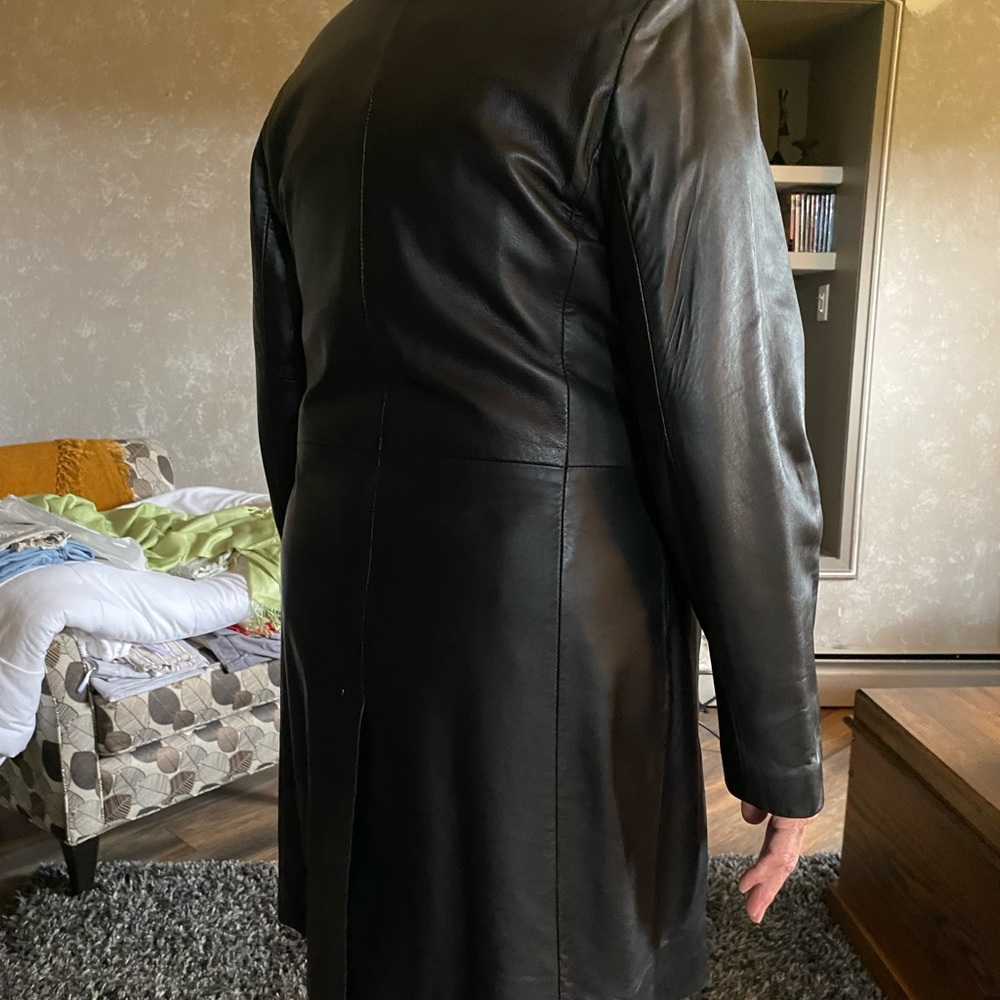 Leather ladies coat, Bogato - Picture 3 of 4